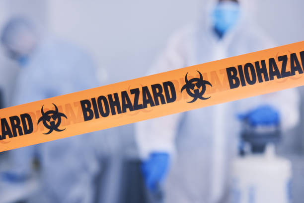 Professional Biohazard Cleanup technician working in Sedalia, CO